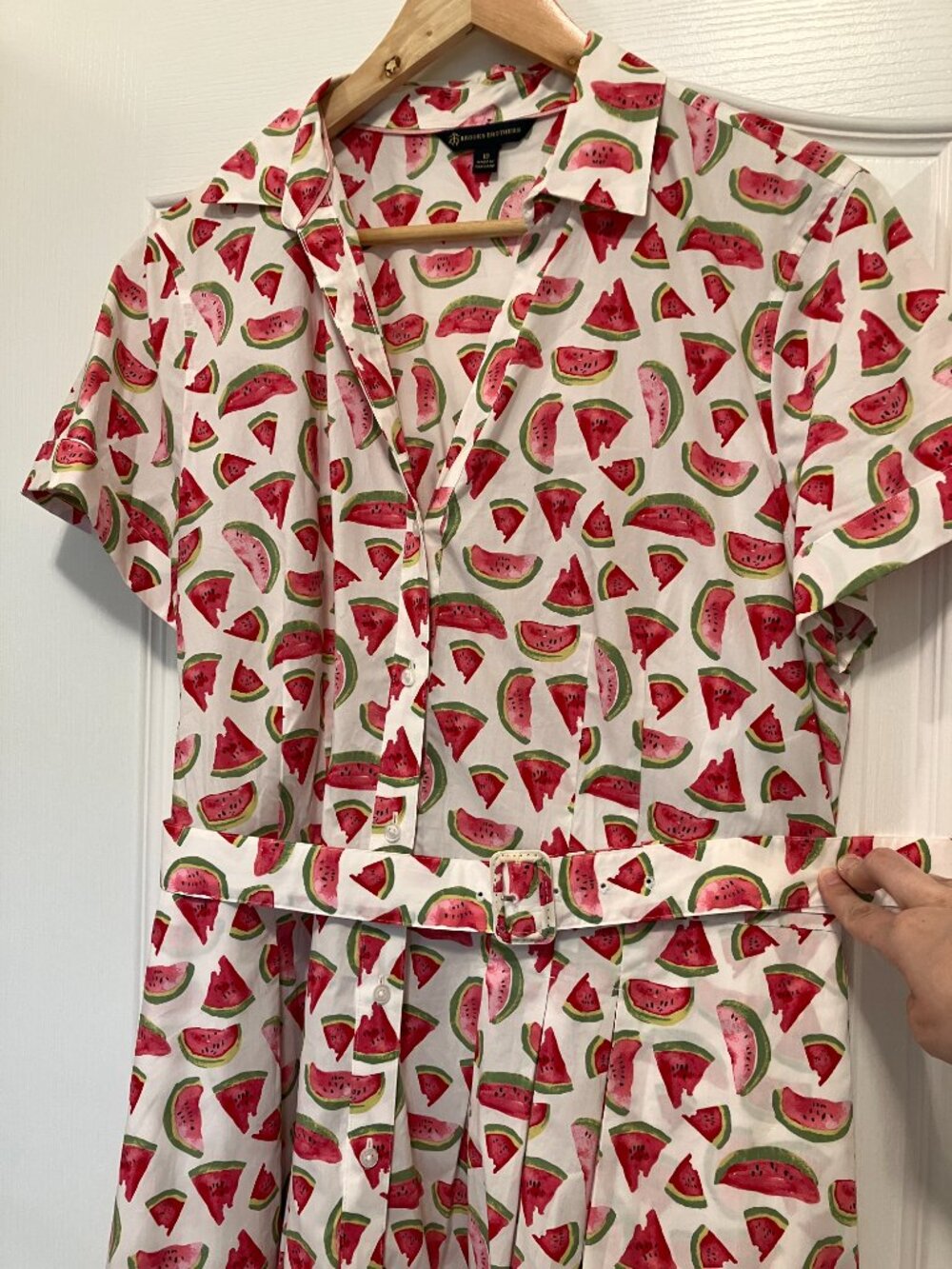Brooks Brothers - Watermelon pattern dress - Size 16 - Picture 2 of 7